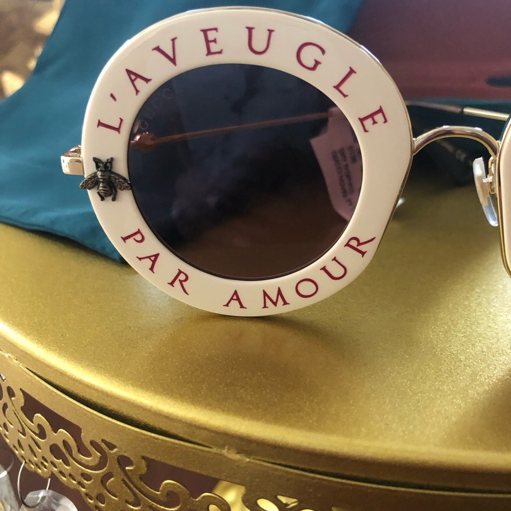 🔥 NEW Gucci Sunglasses GG0113S 002 🔥 - Picture 11 of 16